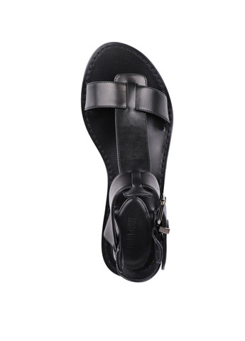 женские сандалии 251-39-1 черный кожа MIRATON