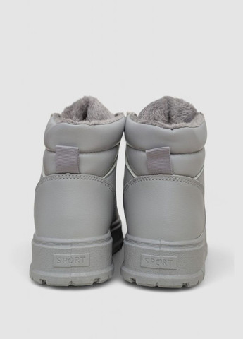Кросівки жіночі зимові на хутрі Ager 248RMB03 сірі демісезони (339597320)
