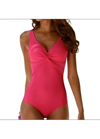 Розовый летний сплошной купальник с пушапом из высокоскоростного эластана. сплошной купальник м-4xl черный, 2xl China