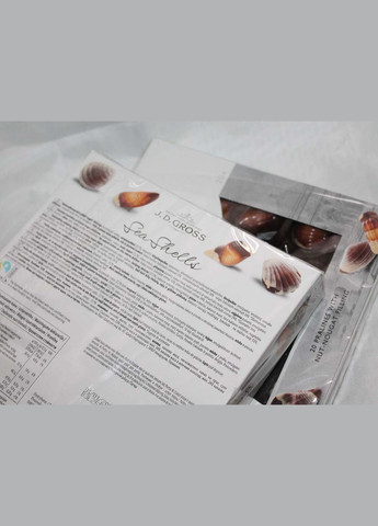 Конфеты с начинкой пралине J.D. Sea Shells, 250 г (Бельгия) Gross (348060041)