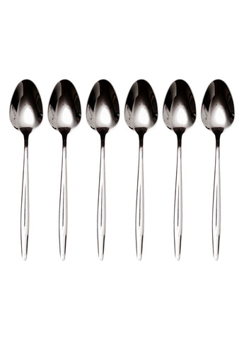 Набір столових ложок 6 штук нержавіючої сталі 21 (см) Срібло HP-8-27 Ding Lanfang (356905487)