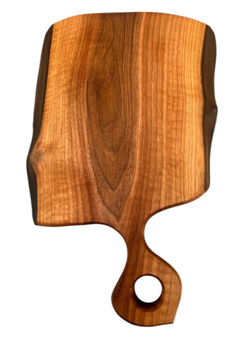 Декоративная кухонная доска для нарезки из Ореха 44x27x2 см. Доска для нарезки №4 No Brand (330774593)