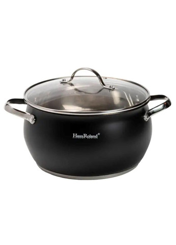 Набір посуду для приготування з нержавіючої сталі 12 предметів, чорний HP33548 Yiwu (370802120)