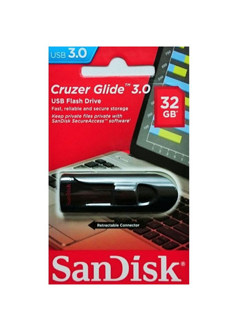 Флеш пам'ять usb SanDisk 32gb glide usb 3.0 (268995193)
