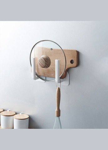 Універсальний тримач рушників і серветок для кухні та туалету самоклеючий Local House білий (AH0007) No Brand (316087276)