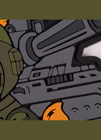 ПВХ Патч "Кіт-танкіст" - Brand Element (290889203)