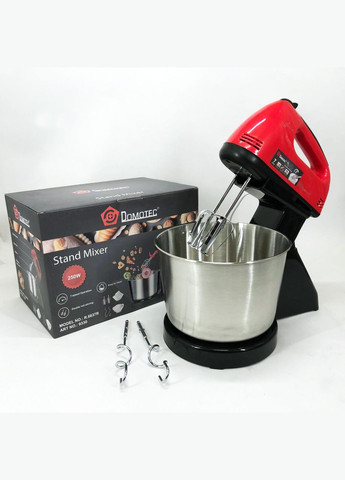 Міксер стаціонарний з чашею R6637R 2 літри з нержавіючої сталі Domotec (326599434)