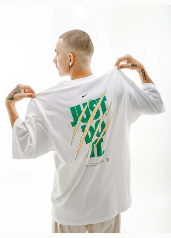 Белая футболка m nsw tee os brandriffs lbr Nike