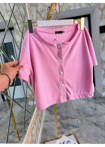 Молочная женская пижама из летней махры футболка + шорты No Brand Р4939-800/1