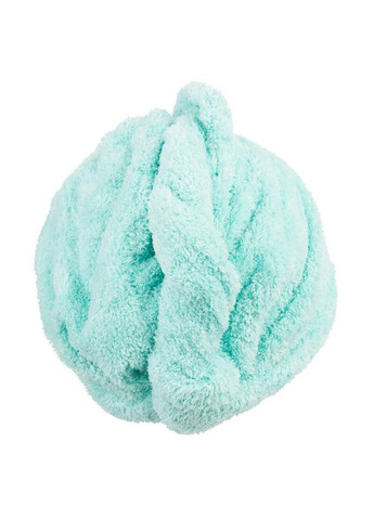 Рушник - Тюрбан для волосся з м'якої мікрофібри Бірюзовий Nabaiji блакитний