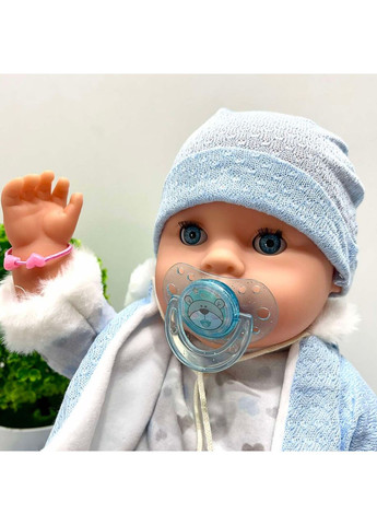 Пупс функциональный Чудо Малыш 8 функций 9 аксессуаров в комплекте 43см (BL242P-DM-UA) No Brand (363263537)