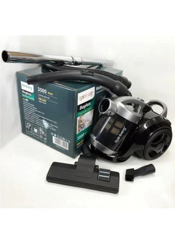 Контейнерный мощный пылесос Электроплита RB-655 - 3500Вт 2 конфорки черный Rainberg (366734844)