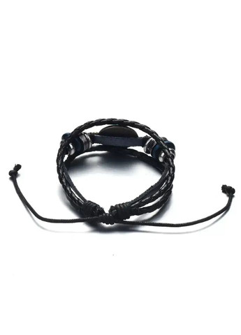 Набір кулон і браслет Вегвизир Рунічний компас шолом жаху підвіска амулет оберіг з вікінгів Vegvisir No Brand (339869674)