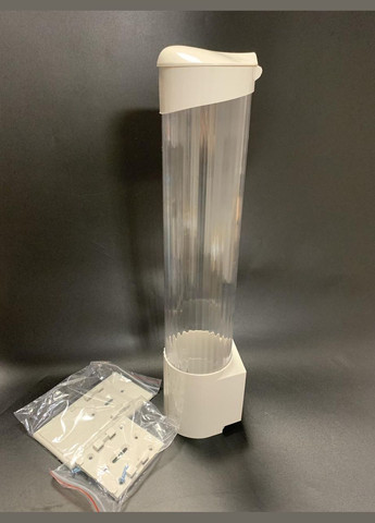 Стаканотримач Vio C1 на шурупах та магніті 100 стаканів бежевий Ecotronic (292733635)