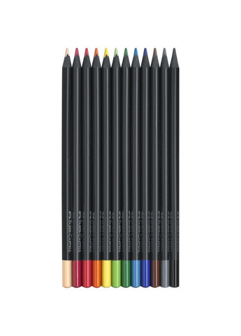 Набір олівців 12 кол. FABER CASTELL тригранні чорні Faber-Castell (284723115)