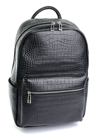 Жіночий шкіряний рюкзак чорний No Brand (292557711)
