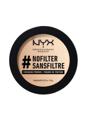 Компактна фіксуюча пудра NoFilter Finishing Powder 02 Porcelain (NFFP02) NYX Professional Makeup (279364406)