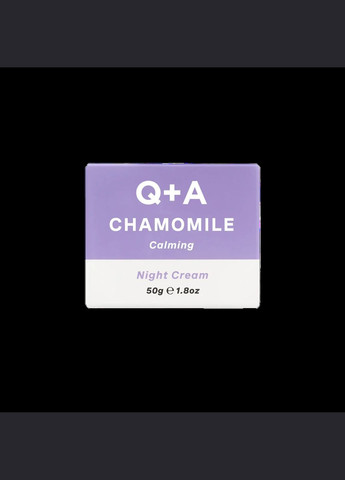 Q+A Нічний крем для обличчя Chamomile Calming Night Cream 50g (A0817) — Крем, Великобританія (316092981)