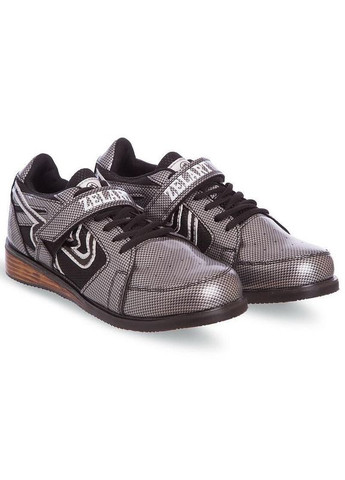 Сірі всесезон штангетки для важкої атлетики та пауерліфтингу ob-6319-gr розмір сірий-чорний Zelart