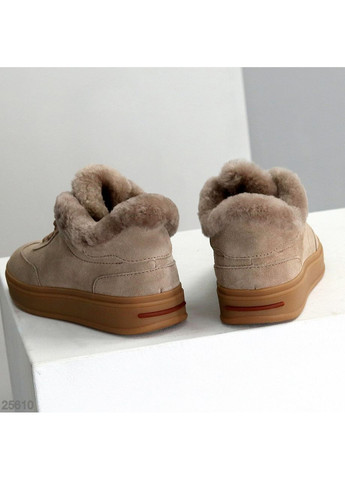 Зимние кроссовки No Brand коричневые зима (369363821)