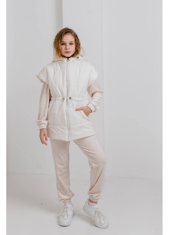 Дитяча демісезонна жилетка для дівчинки «Меган» однотонна Denchik (dn-8455_1) Деньчик (369305355)