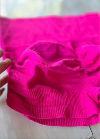 Шорти короткі спортивні велосипедки жіночі з пушап високою посадкою рожеві No Brand (338425442)