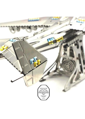 Коллекционная модель АН-225 "Мрия" CRYSTAL EDITION с кристаллами SWAROVSKI® (Собранная) MT001SWRSK/READY Metal Time (361113066)