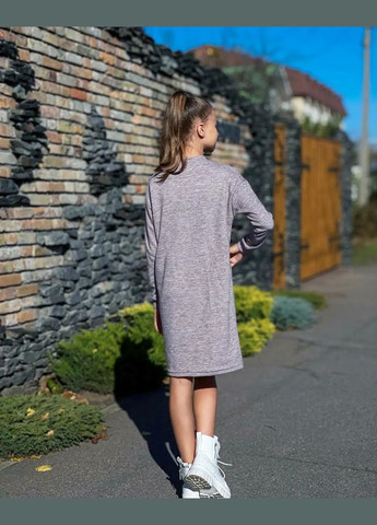 Коричневое платье для девочки (подростковое) hc (h001-6304-112) No Brand (290112546)
