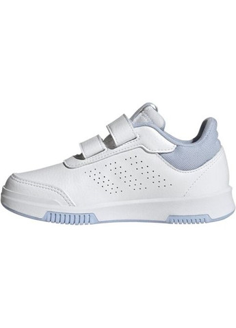 Белые демисезонные подростковые кроссовки для девочки белые с розовым и голубым — стиль и комфорт каждый день adidas Tensaur Sport 2.0 CF K