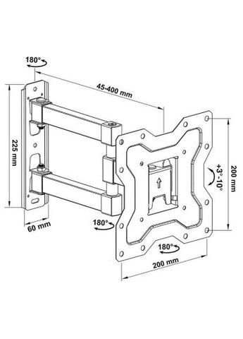 Кронштейн Walfix R-354B (370019565)