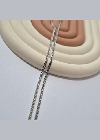 Серебряная Цепочка плоская цепь Ромб см серебро 925 пробы Родированное 268р3/50 4.10г No Brand (315724807)