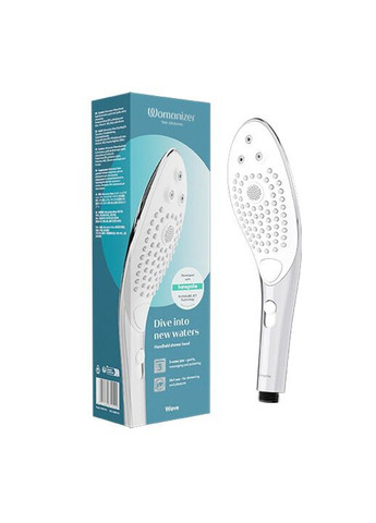 Насадка-стимулятор для душа 2в1 Wave Chrome, массажер для интимных зон Womanizer (339866103)