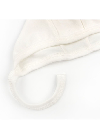 Шапочка для немовлят на завʼязках Pure Молочний 38 dexter's (370372703)