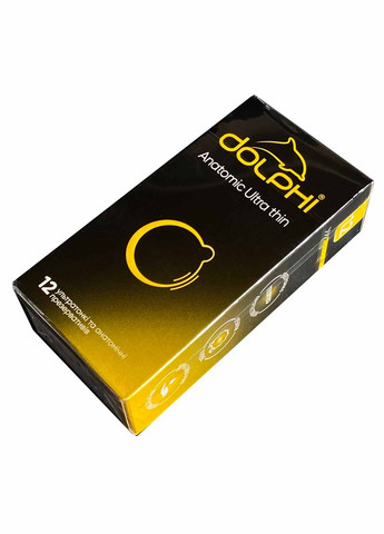Презервативи Долфі анатомічні ультра тонкі 12шт Dolphi Anatomic ultra thin анатомічні ультратонкі №12 (301940889)