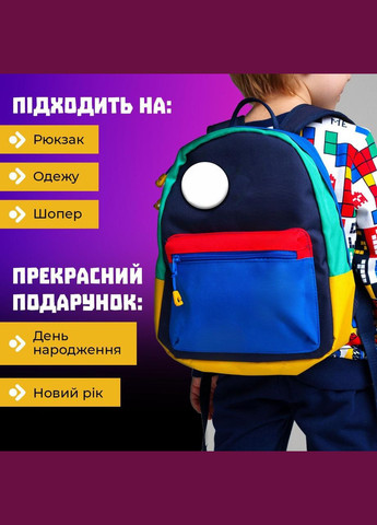 Значок італійський брейнрот мем на шпильці на рюкзак 44 мм 1 шт zn_1_147 Shantou (346286624)