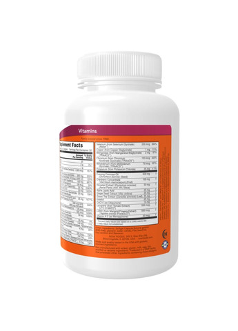 Диетическая добавка Женские мультивитамины Ева - 180 софтгелевых капсул Now Foods (336394635)