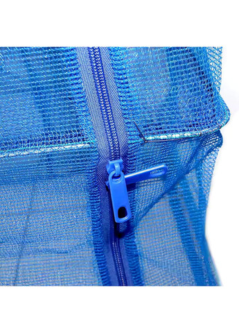 Сітка складна підвісна сушарка компактна з блискавкою 3 яруси для сушіння риби овочів грибів та фруктів 65×50×50 см No Brand (361161951)