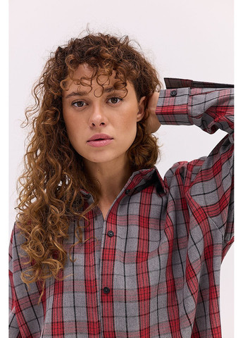 Жіноча картата сорочка блакитного кольору Arjen (361056951)