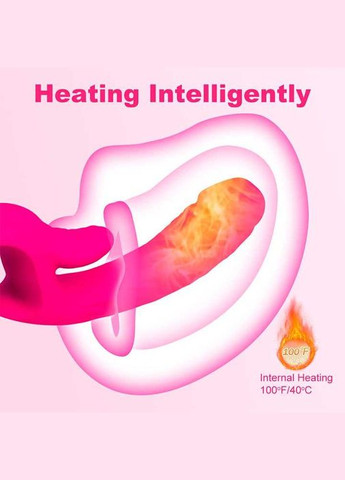 Двойной вибратор с подогревом для точки G и клитора We Love No Brand (370611783)