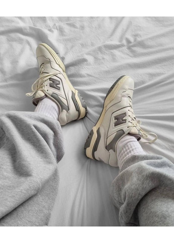 КРОСІВКИ ЖІНОЧІ NEW BALANCE 550 LEON DORE WHITE GREY НЬЮ БЕЛАНС 550 No Brand сірі демісезони (367177118)