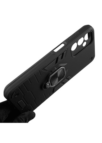 Чохол для телефона Galaxy M14 5G (SM-M146) броньований з магнітним кільцем-тримачем на самсунг м14 5г чорний Samsung (366229996)