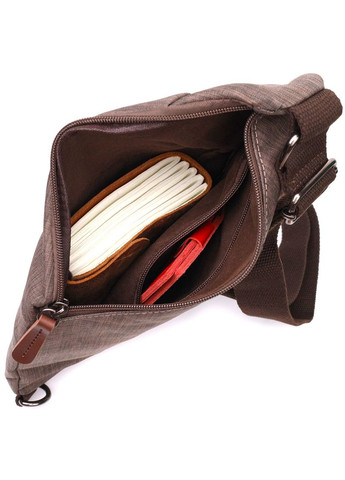 Замечательная сумка через плечо для мужчин из текстиля 22198 Vintage (329151229)