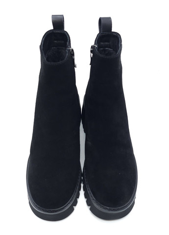 Жіночі черевики зимові чорні замшеві AL-14-8 23,5 см (р) Anna Lucci (268136479)