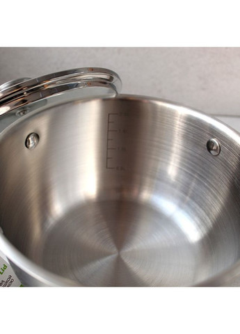 Кастрюля 3 л нержавеющая сталь с крышкой 20×12 см KM-4902 Kamille (360560266)