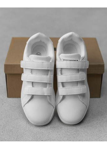 Білі осінні дитячі кросівки smit No Brand