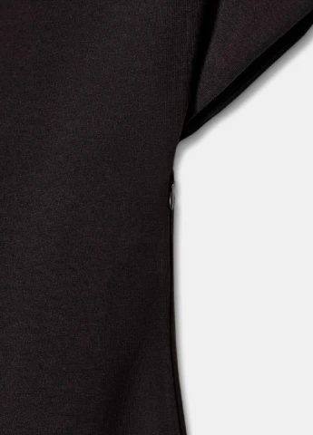 Коричневое платье Zara однотонное