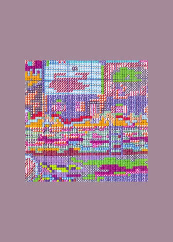 Набір для вишивання за нанесеною на канву схемою "Scenery of port". AIDA 14CT printed, 40*30 см Everlasting (313614689)