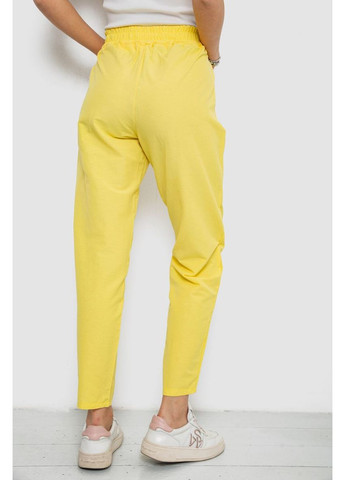 Штани жіночі, колір жовтий, 238R316 Dorimodes (369973394)