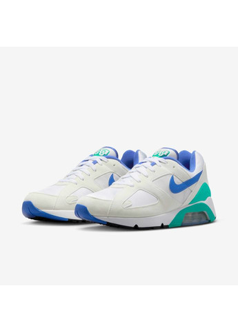 Цветные всесезонные кроссовки мужские air 180 white fj9259-102 Nike