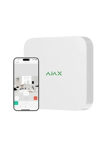 Мережевий відеореєстратор NVR (16ch) (8EU) White Ajax (385835798)